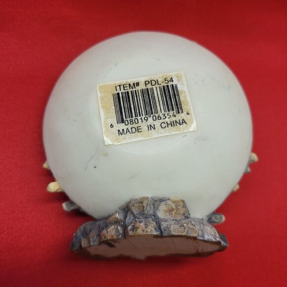 3D Deer Embedded Polystone Dome and Base Shelf Decor - Picture 8 of 12